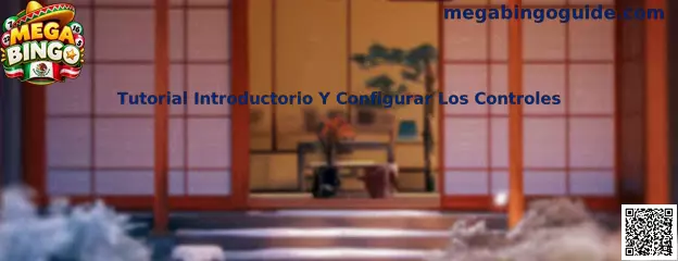 Imagen de referencia del tutorial introductorio de Mega Bingo para conocer los cartones y configurar los controles